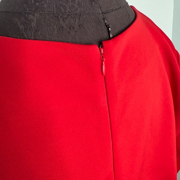 Eloquii Red Plus Size Bodycon Midi Dress - Picture 6 of 10